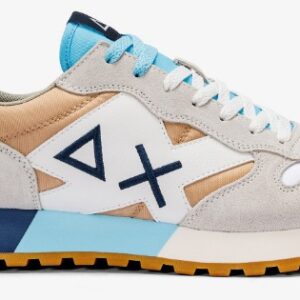 SUN 68 - Scarpe Uomo Jaki Bicolor Bianco/Beige