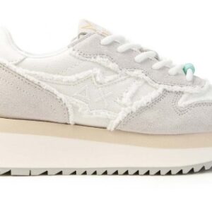 SUN 68 - Scarpe Donna Sneakers Big Stargirl Canvas Bianco Panna