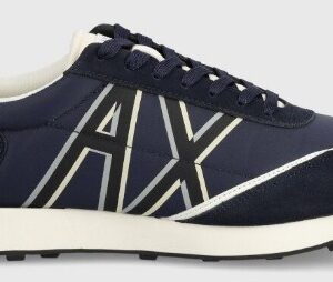 ARMANI EXCHANGE - Scarpe Uomo da Ginnastica in Tessuto Blu Navy