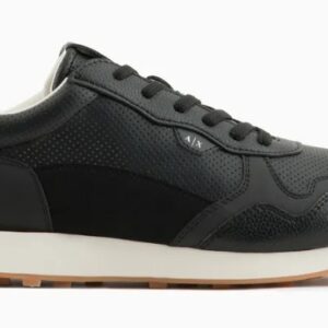 ARMANI EXCHANGE - Scarpe Uomo Sneakers con Inserti Tono su Tono Nero