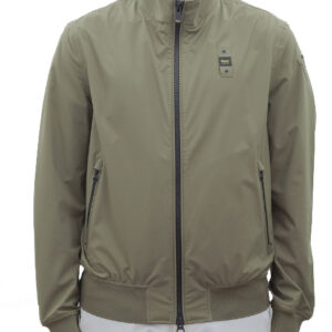 BLAUER - Giubbini Bomber Uomo Colletto Alto Mav Verde