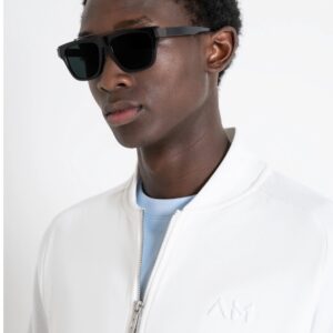 ANTONY MORATO - Felpa Uomo in Misto Cotone Poliestere Sostenibile con Ricamo Logato Crema