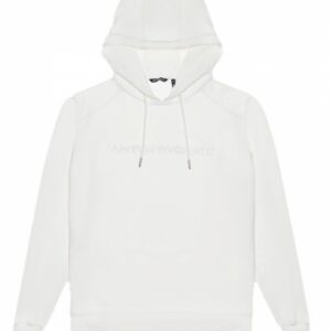 ANTONY MORATO - Felpa Uomo in Cotone Poliestere Sostenibile con Logo Ricamato Crema