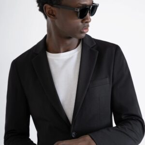 ANTONY MORATO - Giacca Uomo “Ashe” in Tessuto Misto Viscosa Stretch Nero