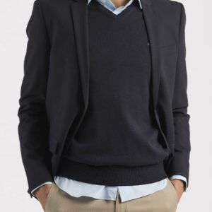 ANTONY MORATO - Giacca Uomo “Bonnie” in Tessuto Misto Viscosa Ink Blu