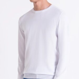 ANTONY MORATO - Maglia Uomo in Filato Misto Viscosa Stretch Bianco