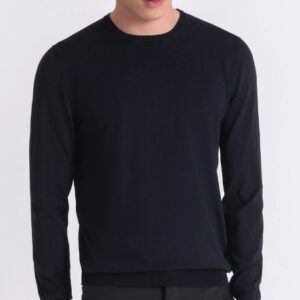 ANTONY MORATO - Maglia Uomo in Filato Misto Viscosa Stretch Nero