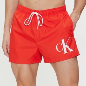 CALVIN KLEIN - Pantaloncini Uomo Da Bagno Con Cordoncino Corto Hot Heat