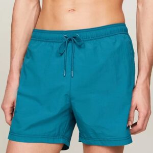 TOMMY HILFIGHER JEANS - Costume Uomo Shorts Heritage Media Lunghezza Timeless Teal