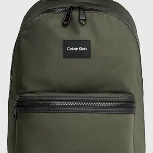 CALVIN KLEIN - Zaino Rotondo Verde Oliva