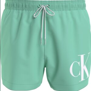 CALVIN KLEIN - Pantaloncini Uomo Da Bagno Con Cordoncino Corto Cabbage