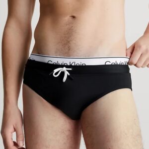 CALVIN KLEIN - Costume Uomo a Slip Meta Legacy Nero