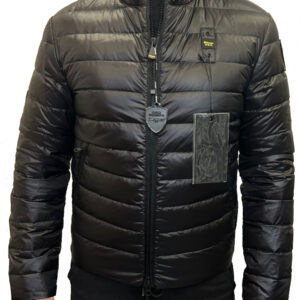 BLAUER - Piumino Uomo Colletto Alto Virgil Nero