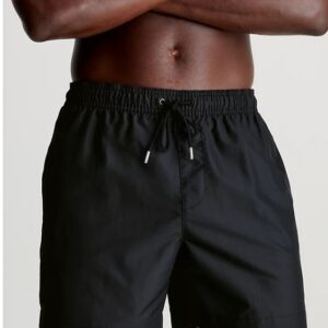 CALVIN KLEIN - Pantaloncini Uomo da Bagno con Cordoncino Medio Meta Legacy Nero