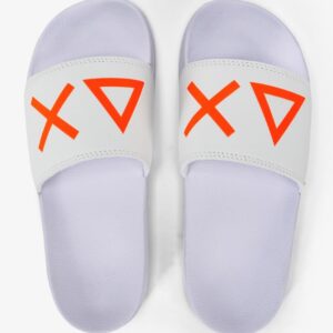 SUN68 - Ciabatte Uomo Slippers Logo Bianco