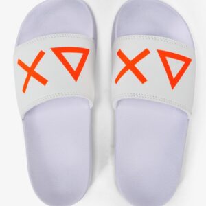 SUN68 - Ciabatte Donna Slippers Logo Bianco