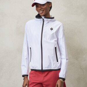 BLAUER - Giubbino Donna Giacca a Vento Nastrata Emily Bianco