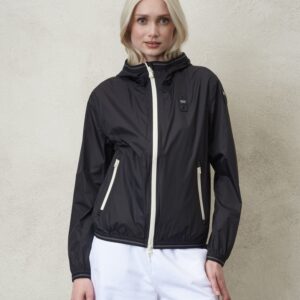 BLAUER - Giubbino Donna Giacca a Vento Nastrata Emily Nero