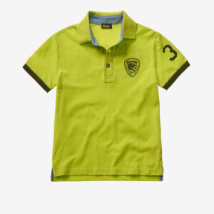BLAUER - Polo Kids Cotone Fiammato Enotera