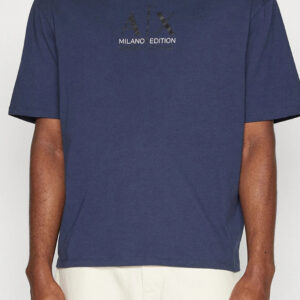 ARMANI EXCHANGE - T-Shirt Uomo Relaxed Fit Milano Edition Blu
