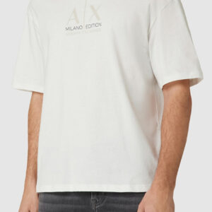 ARMANI EXCHANGE - T-Shirt Uomo Relaxed Fit Milano Edition Bianco