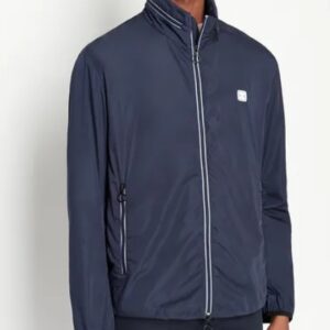ARMANI EXCHANGE - Blouson Uomo con Cappuccio Estraibile Blu