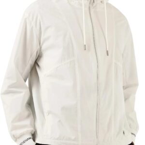 ARMANI EXCHANGE - Giubbotto Uomo in Tessuto Laminato con Cappuccio Bianco