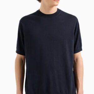 ARMANI EXCHANGE - Top in Maglia Uomo Blu