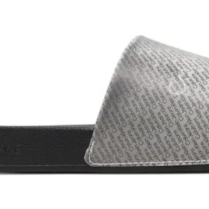 CALVIN KLEIN - Ciabatte Donna Slide Lenticular Nero/Argento