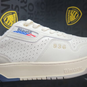 BLAUER - Sneaker Uomo Harper/07 Bianca/Blu Navy