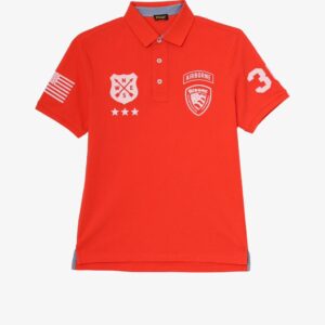 BLAUER - Polo Kids Stile Americano Rosso