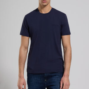 BIKKEMBERGS - T-Shirt Uomo Ricamata Blu