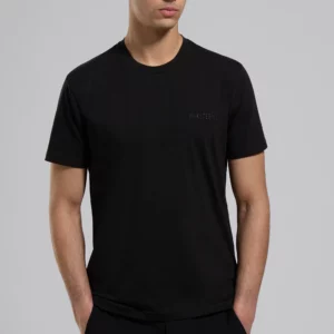 BIKKEMBERGS - T-Shirt Uomo Ricamata Nero