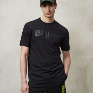 BLAUER - T-Shirt Uomo Scritta Blauer in Tono Nero