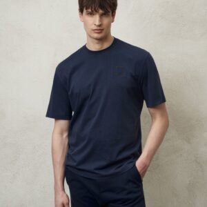 BLAUER - T-Shirt Uomo in Morbido Cotone Blu Sodalite