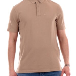 ARMANI EXCHANGE - Polo Uomo con Logo Ricamato Sabbia