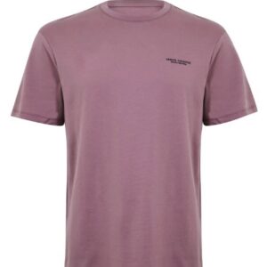 ARMANI EXCHANGE - T-Shirt Uomo Regular Fit in Jersey Frullato D'Uva