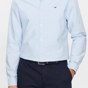 TOMMY HILFIGHER - Camicia Uomo Classic Oxford Celeste