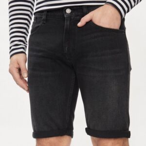 TOMMY HILFIGER - Pantaloncini di Jeans Uomo Ronnie Denim Black