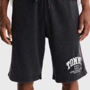 TOMMY HILFIGER - Pantaloncini Uomo da Basket Atletici Nero