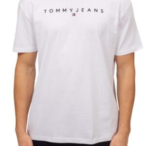 TOMMY HILFIGHER - T-Shirt Uomo con Logo Bianco