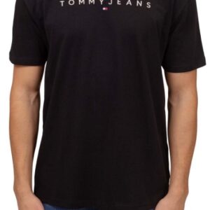 TOMMY HILFIGHER - T-Shirt Uomo con Logo Nero