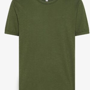 SUN68 - T-Shirt Uomo Round Bottom S/S Verde Scuro