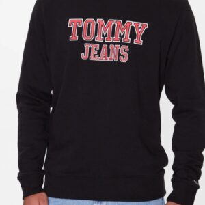 TOMMY HILFIGER - Felpa Uomo Regular Fit Nero