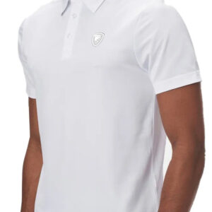 BLAUER - Polo Uomo Fin Jersey di Cotone Bianco