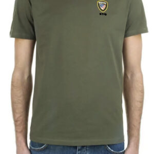BLAUER - T-Shirt Uomo Scudo Blauer a Colori Verde