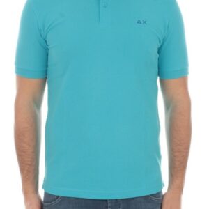 SUN68 - Polo Uomo Solid Regular S/S Turchese