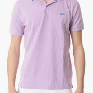 SUN68 - Polo Uomo Solid Regular S/S Lilla