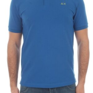 SUN68 - Polo Uomo Solid Regular S/S Blu Royal