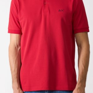 SUN68 - Polo Uomo Solid Regular S/S Rosso